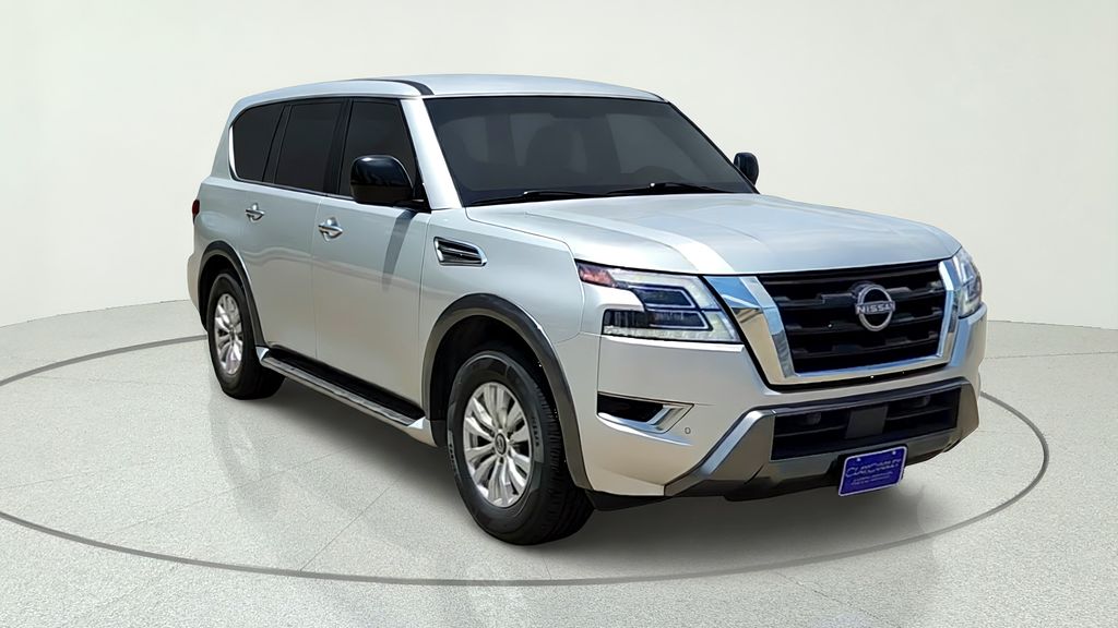 Brilliant Silver Metallic 2022 Nissan Armada SUV / Crossover Four-Wheel Drive 7-Speed Automatic