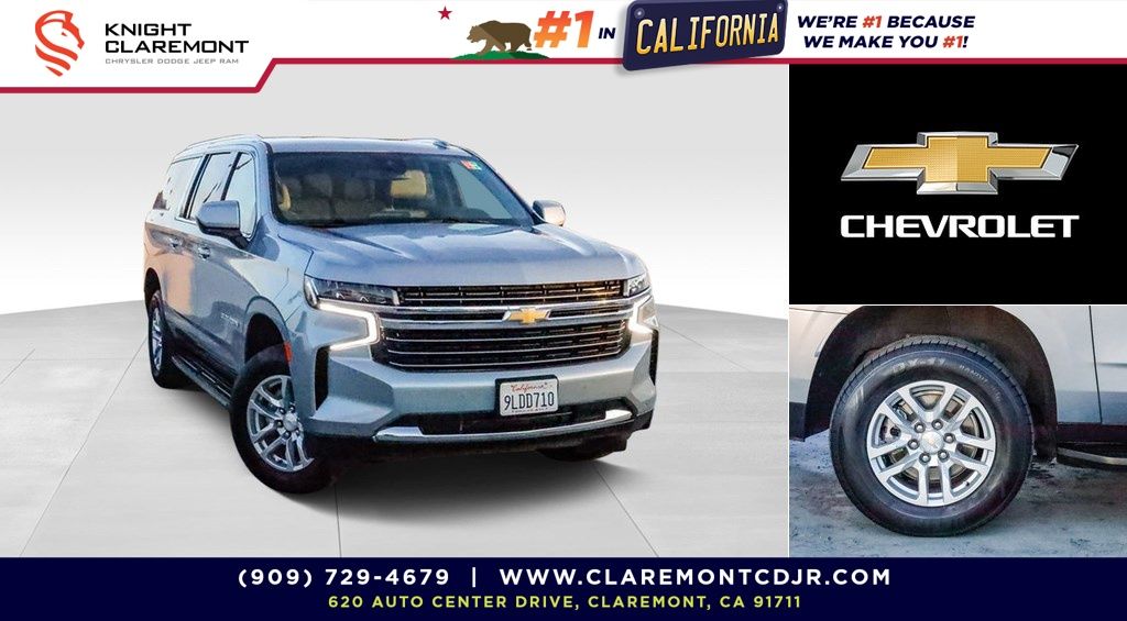 Sterling Gray Metallic 2024 Chevrolet Suburban LT 4WD SUV / Crossover Four-Wheel Drive