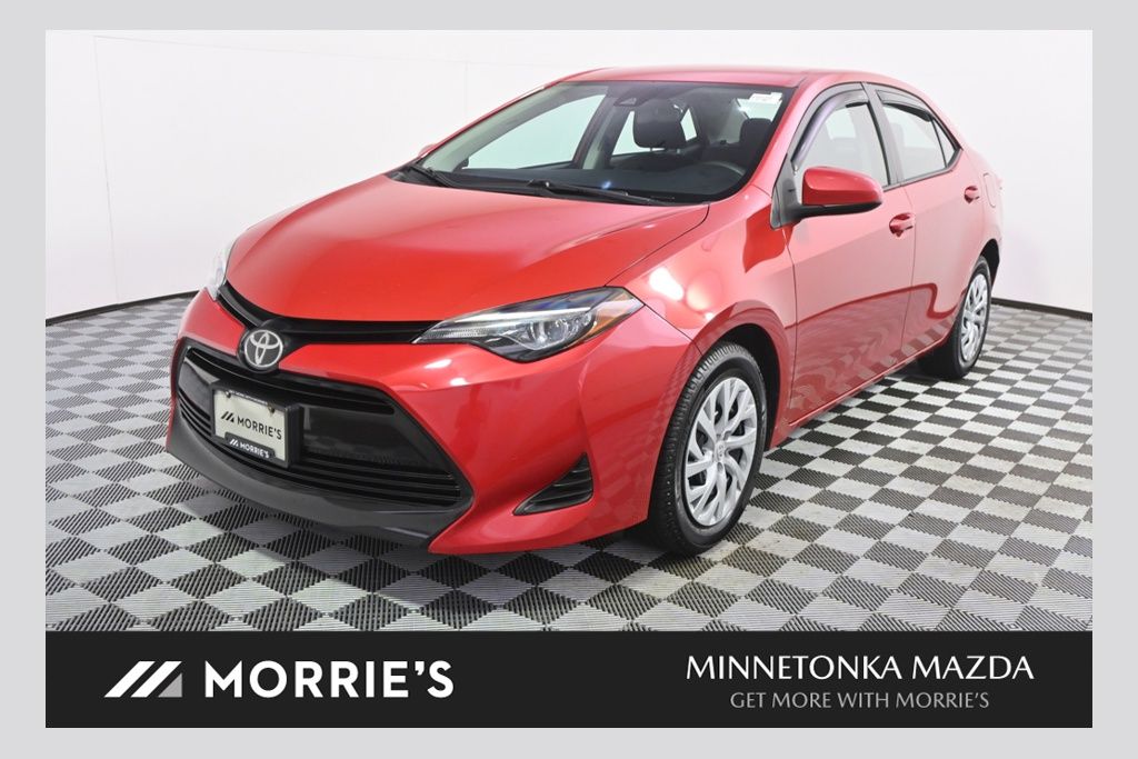 Barcelona Red Metallic 2019 Toyota Corolla Sedan Front-Wheel Drive Continuously Variable Transmission