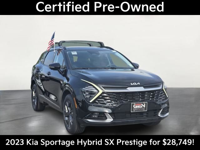 Fusion Black 2023 Kia Sportage Hybrid SUV / Crossover All-Wheel Drive 6-Speed Automatic