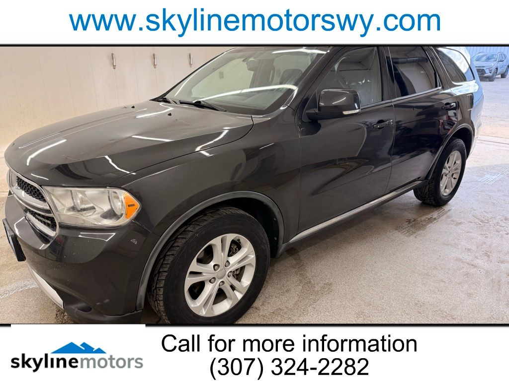 Black (Dark Charcoal Pearlcoat) 2011 Dodge Durango Crew AWD SUV / Crossover All-Wheel Drive 5-Speed Automatic