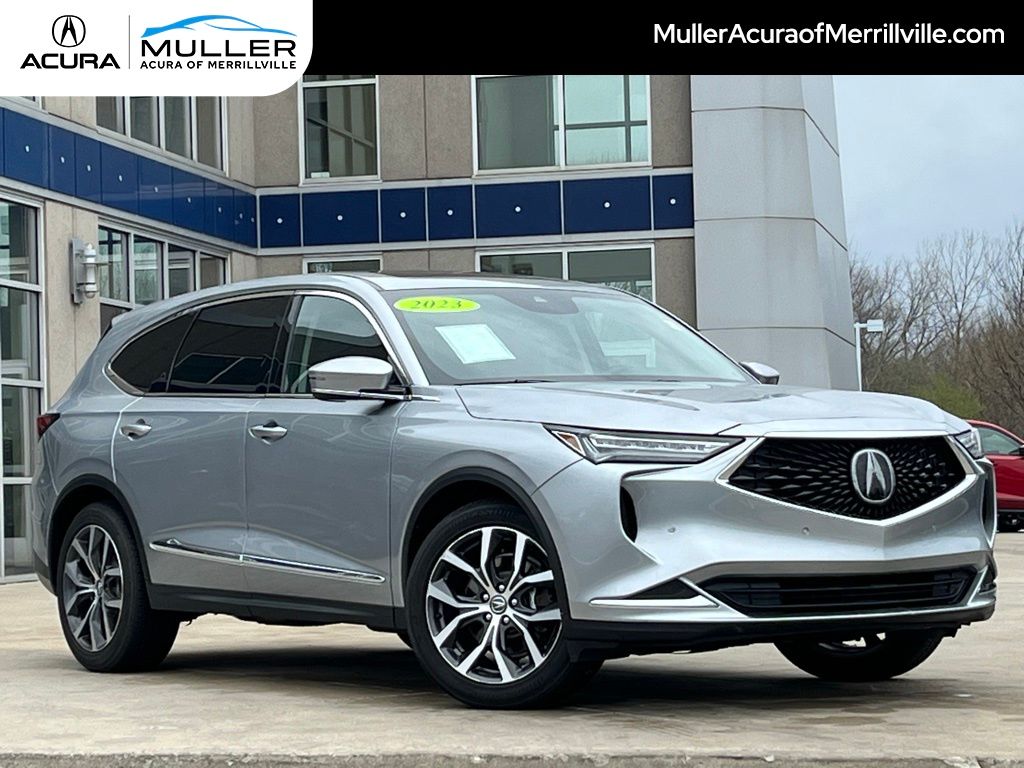Lunar Silver Metallic 2023 Acura MDX SH-AWD with Technology Package SUV / Crossover All-Wheel Drive Automatic