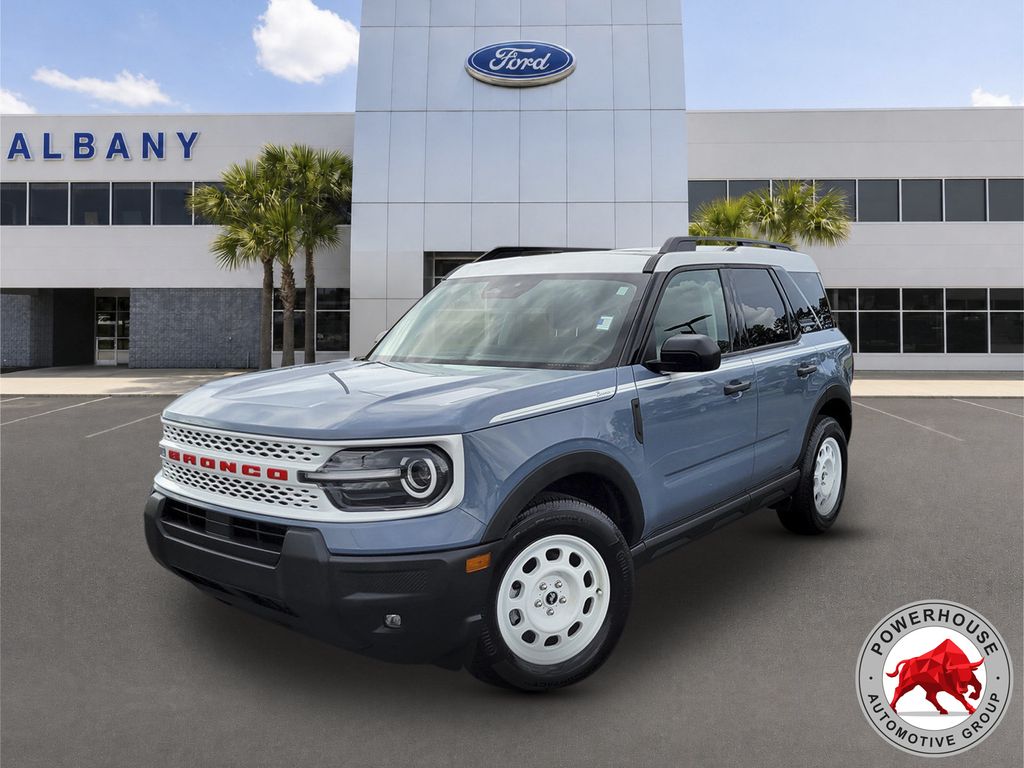 Blue (Azure Gray Metallic) 2025 Ford Bronco Sport SUV / Crossover All-Wheel Drive 8-Speed Automatic