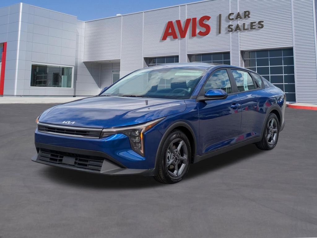 Deep Sea Blue 2025 Kia K4 LXS FWD Sedan Front-Wheel Drive Continuously Variable Transmission