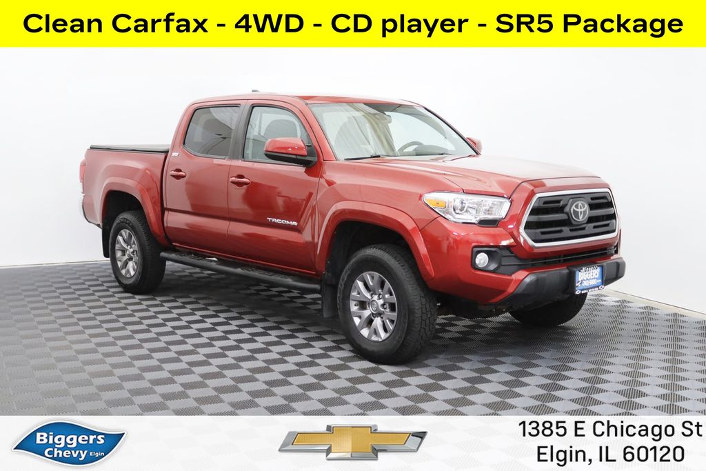 Barcelona Red Metallic 2019 Toyota Tacoma Pickup Truck Four-Wheel Drive 6-Speed Automatic