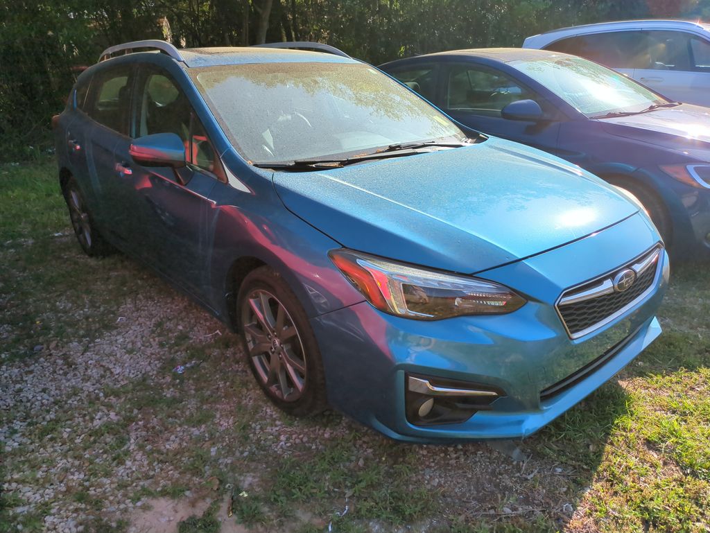 Island Blue 2017 Subaru Impreza 2.0i Limited Hatchback Hatchback All-Wheel Drive Continuously Variable Transmission