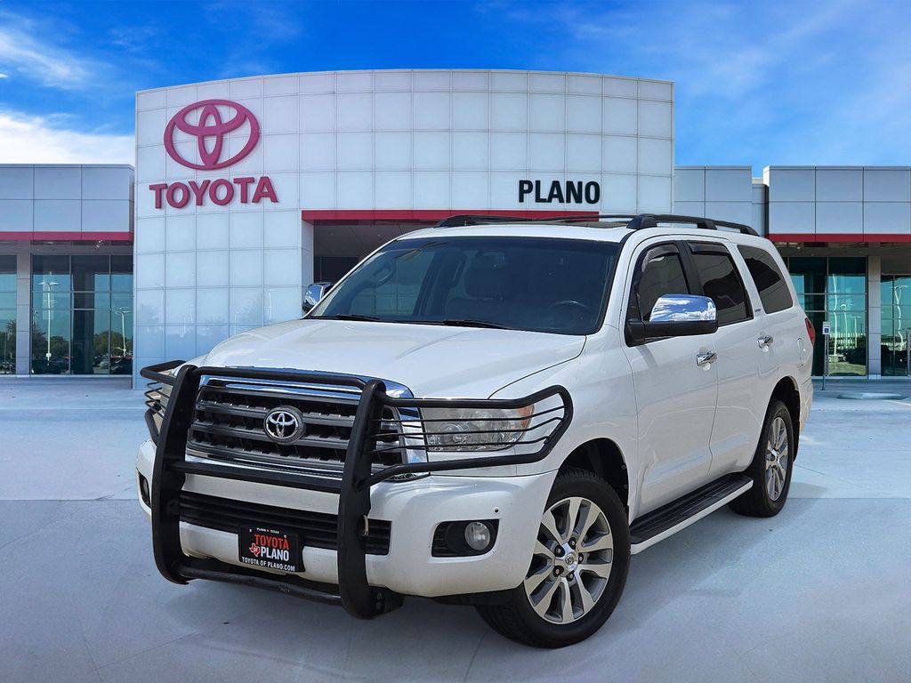 Super White 2014 Toyota Sequoia Limited SUV / Crossover 4X2 6-Speed Automatic