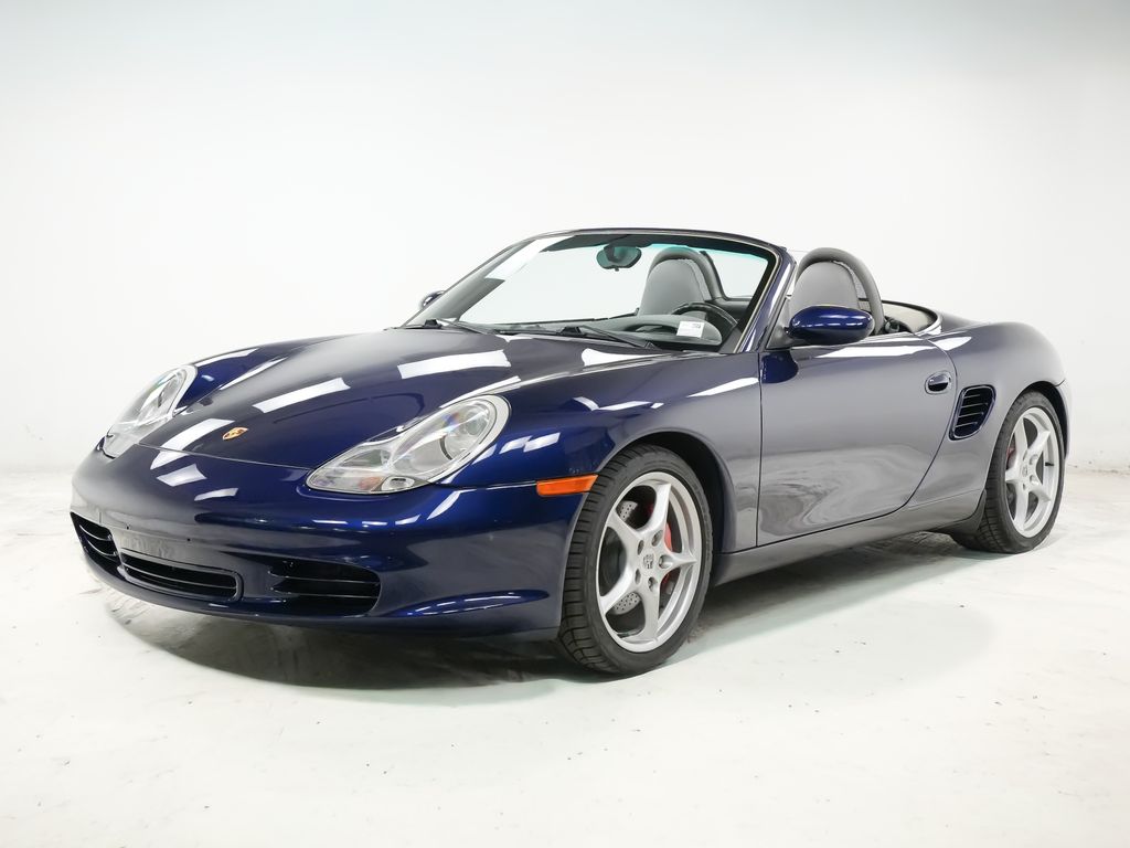 Lapis Blue Metallic 2004 Porsche Boxster Convertible Rear-Wheel Drive 6-Speed Manual Overdrive
