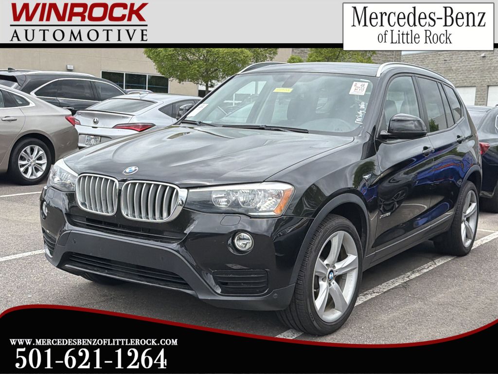 Black Sapphire Metallic 2017 BMW X3 xDrive28i AWD SUV / Crossover All-Wheel Drive 8-Speed Automatic