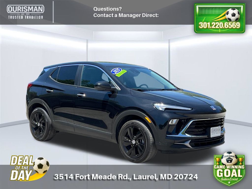 Black (Ebony Twilight Metallic) 2025 Buick Encore GX Preferred FWD SUV / Crossover Front-Wheel Drive Continuously Variable Transmission