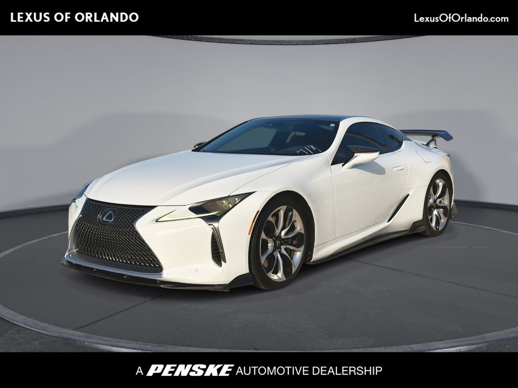 Ultra White 2018 Lexus LC Coupe Rear-Wheel Drive Automatic