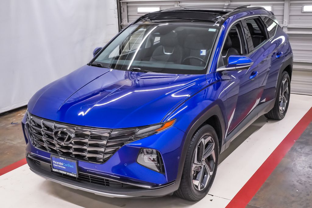 Intense Blue 2023 Hyundai Tucson Limited FWD SUV / Crossover Front-Wheel Drive 8-Speed Automatic