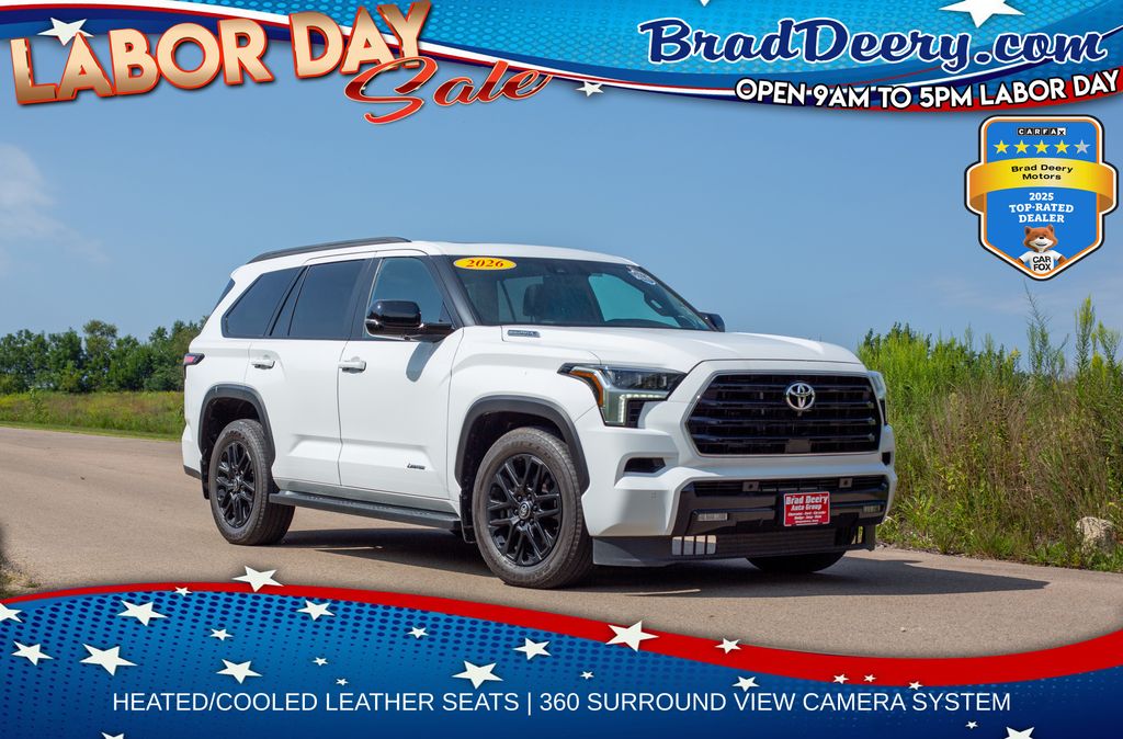Ice Cap 2026 Toyota Sequoia SUV / Crossover Four-Wheel Drive Automatic