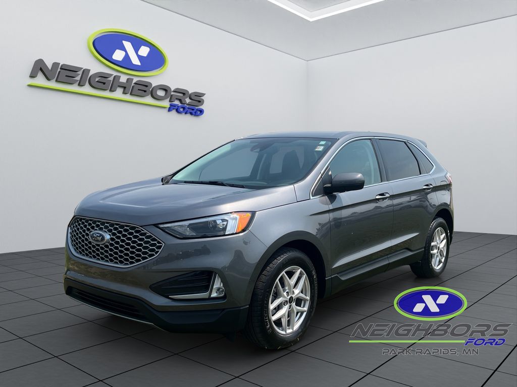 Gray Metallic 2024 Ford Edge SUV / Crossover All-Wheel Drive 8-Speed Automatic