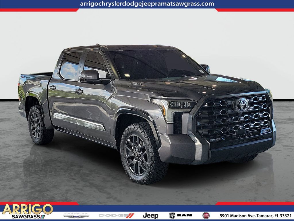 Magnetic Gray Metallic 2025 Toyota Tundra Hybrid Pickup Truck Four-Wheel Drive Automatic
