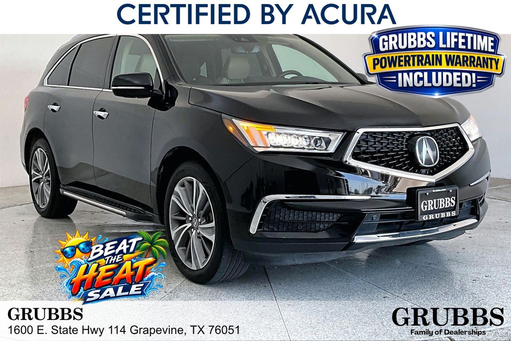 Black Copper Pearl 2018 Acura MDX SUV / Crossover All-Wheel Drive 9-Speed Automatic