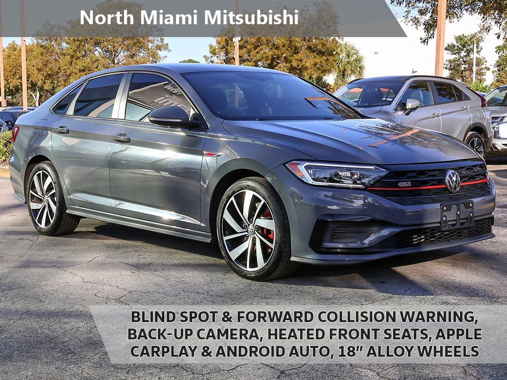 Pure Gray 2019 Volkswagen Jetta GLI S FWD Sedan Front-Wheel Drive 6-Speed Manual