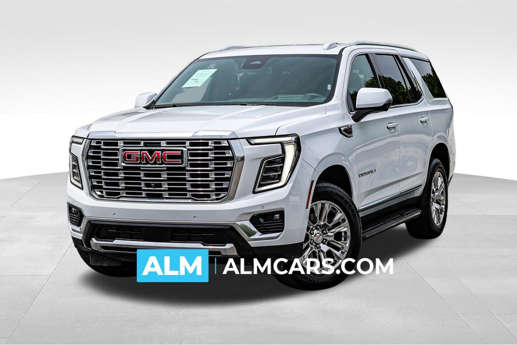 Summit White 2025 GMC Yukon Denali 4WD SUV / Crossover Four-Wheel Drive