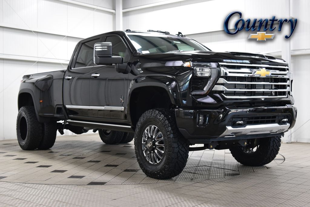 Black 2026 Chevrolet Silverado 3500HD Pickup Truck Four-Wheel Drive Automatic