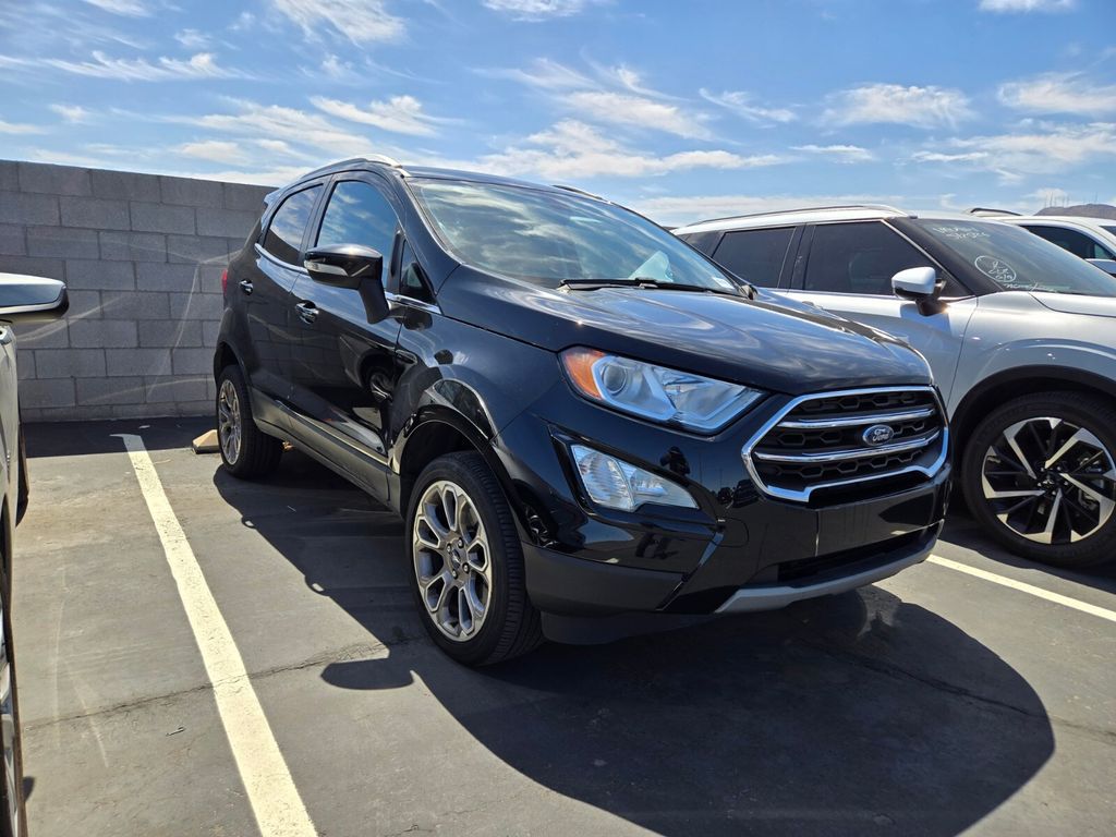 Shadow Black 2021 Ford EcoSport Titanium AWD SUV / Crossover All-Wheel Drive 6-Speed Automatic