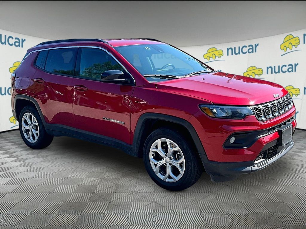Red Hot Pearlcoat 2024 Jeep Compass SUV / Crossover Four-Wheel Drive 8-Speed Automatic
