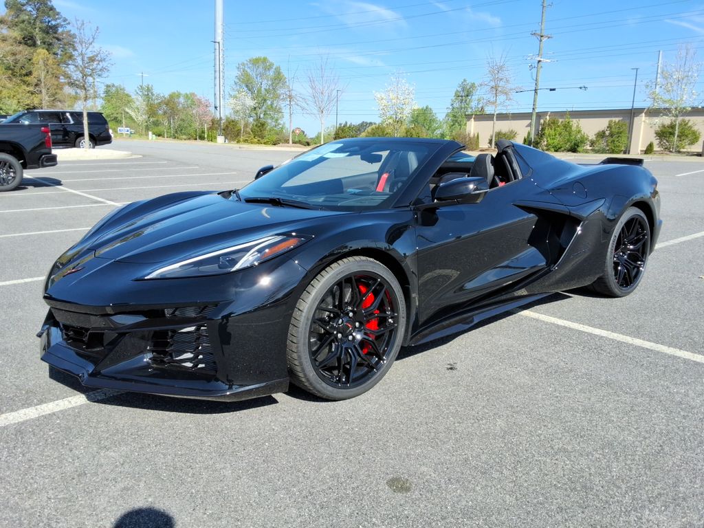 Black 2026 Chevrolet Corvette Z06 2LZ Convertible RWD Convertible Rear-Wheel Drive 8-Speed Dual Clutch