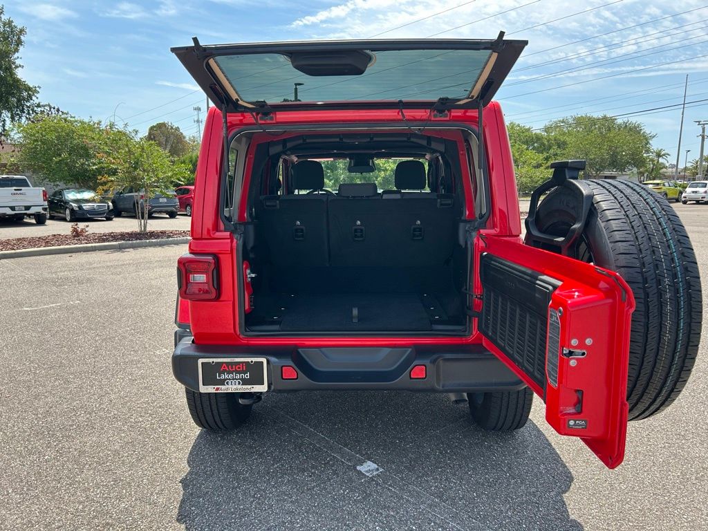 Used 2025 Firecracker Red Clearcoat Jeep Sahara 4xe image 53