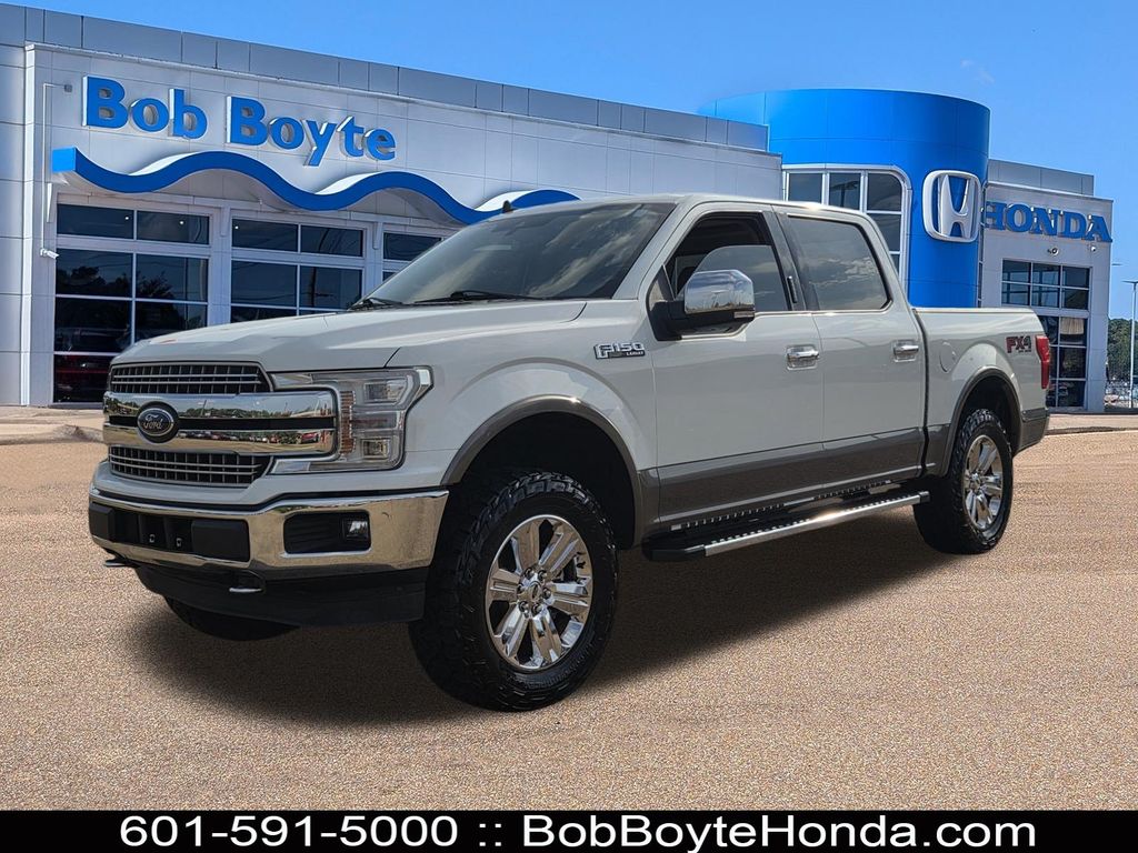 White 2020 Ford F-150 Pickup Truck Four-Wheel Drive Automatic