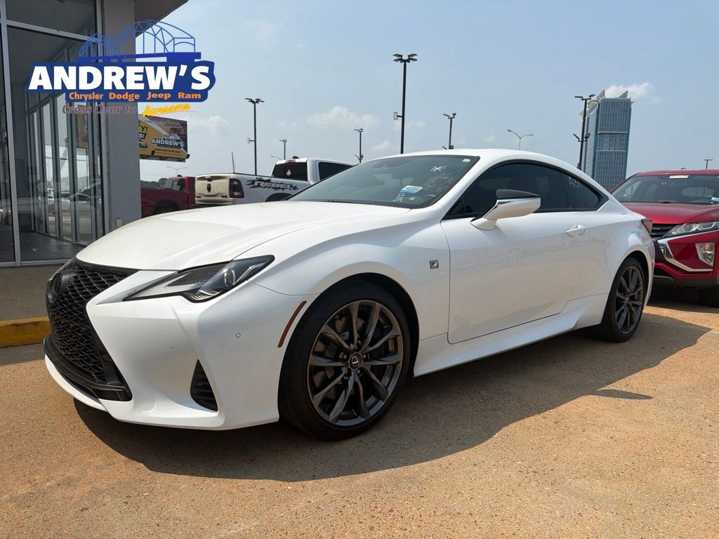 Ultra White 2022 Lexus RC Coupe Rear-Wheel Drive 8-Speed Automatic
