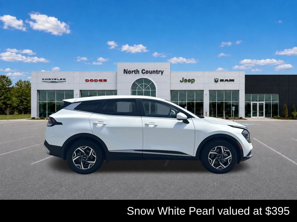 Snow White Pearl 2025 Kia Sportage SUV / Crossover Front-Wheel Drive 8-Speed Automatic