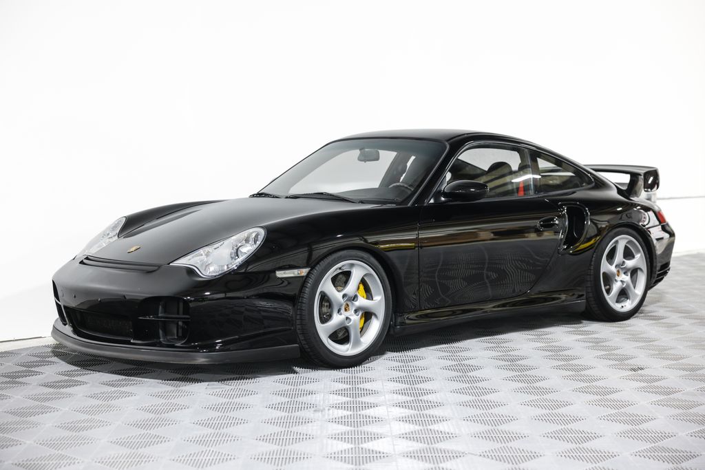 Black 2003 Porsche 911 Coupe Rear-Wheel Drive 6-Speed Manual Overdrive