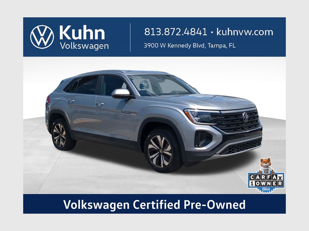 Silver Mist Metallic 2024 Volkswagen Atlas Cross Sport SUV / Crossover Front-Wheel Drive 8-Speed Automatic