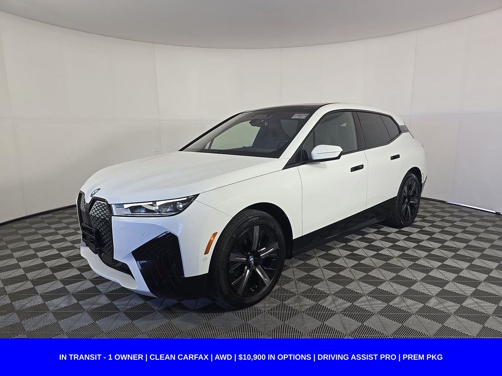 Alpine White 2024 BMW iX SUV / Crossover All-Wheel Drive Automatic