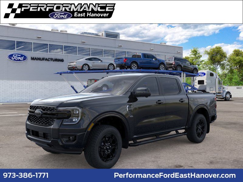 Black (SHADOW BLK) 2026 Ford Ranger Pickup Truck Four-Wheel Drive Automatic