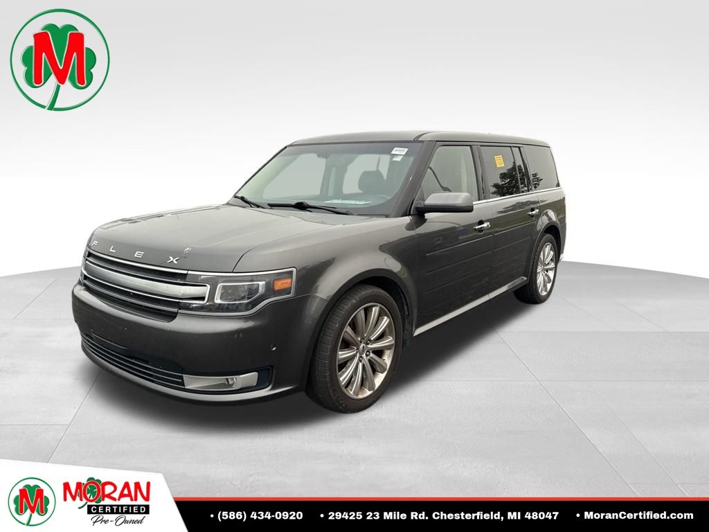 Gray (Magnetic Metallic) 2015 Ford Flex SUV / Crossover All-Wheel Drive 6-Speed Automatic