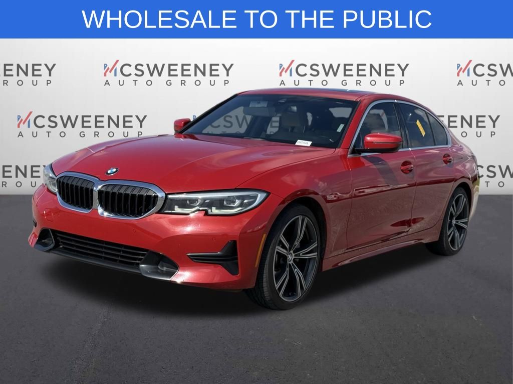 Melbourne Red Metallic 2021 BMW 3 Series 330i RWD Sedan Rear-Wheel Drive 8-Speed Automatic