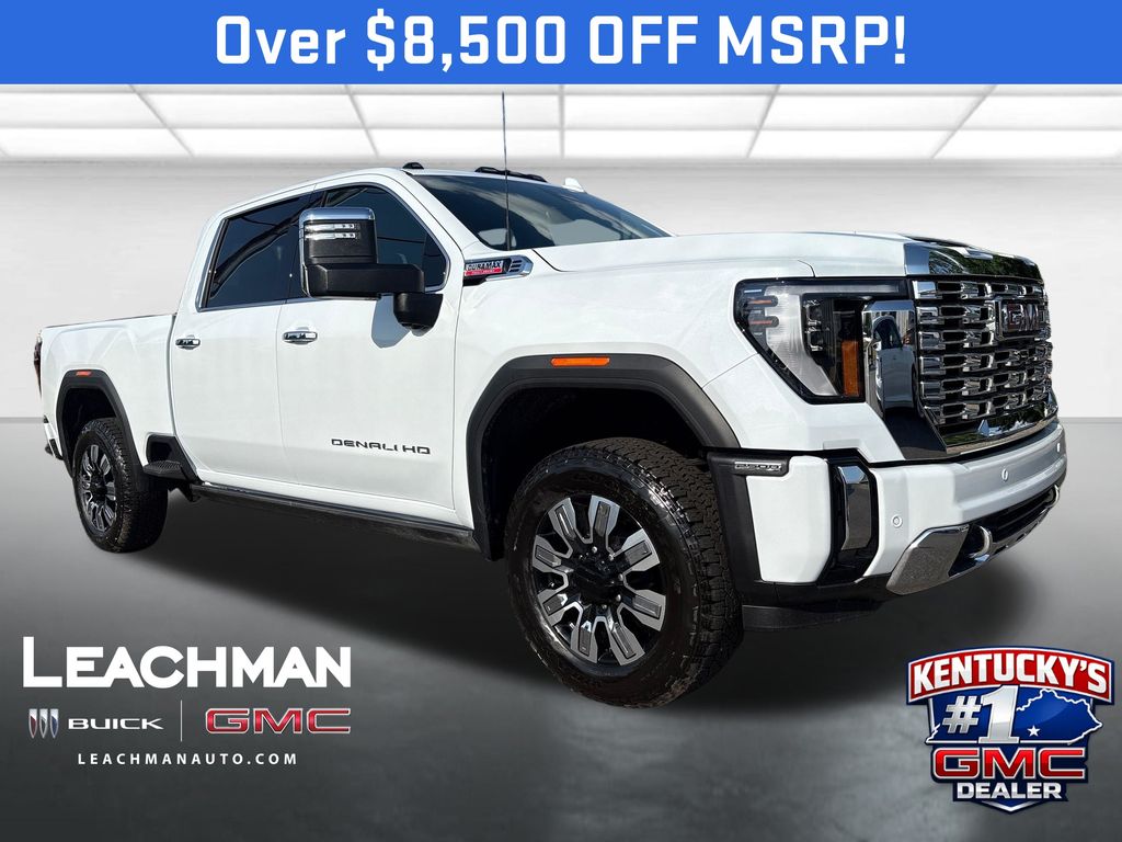 Glacier White Tricoat 2026 GMC Sierra 2500HD Pickup Truck Four-Wheel Drive Automatic