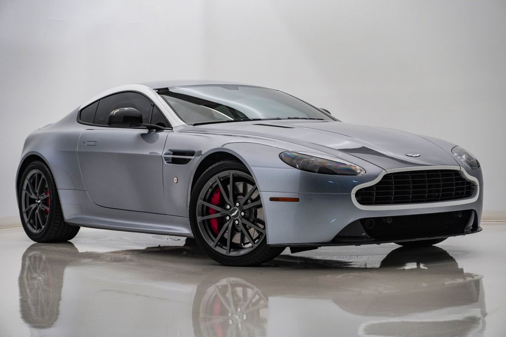 Skyfall Silver 2015 Aston Martin V8 Vantage Coupe Rear-Wheel Drive 7-Speed Manual