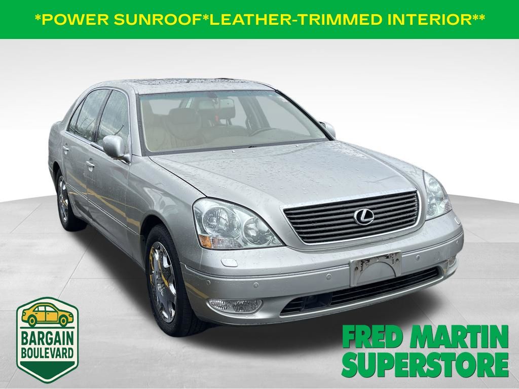 Millennium Silver Metallic 2003 Lexus LS 430 RWD Sedan Rear-Wheel Drive 5-Speed Automatic Overdrive