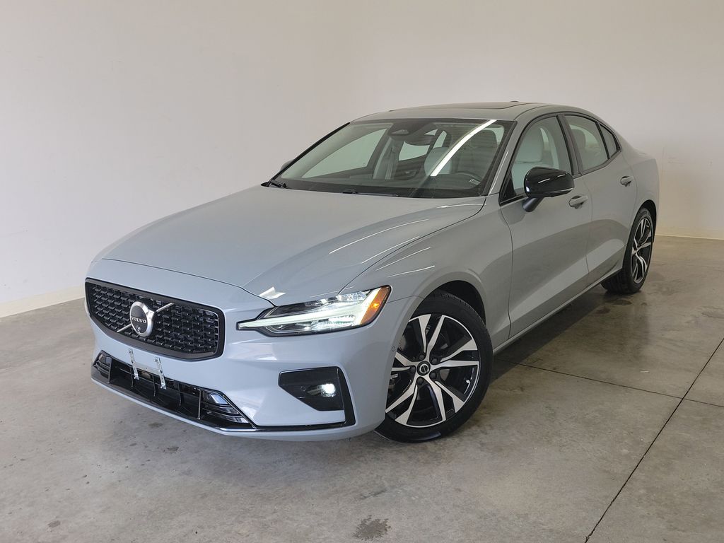 Gray 2025 Volvo S60 B5 Plus FWD Sedan Front-Wheel Drive Automatic