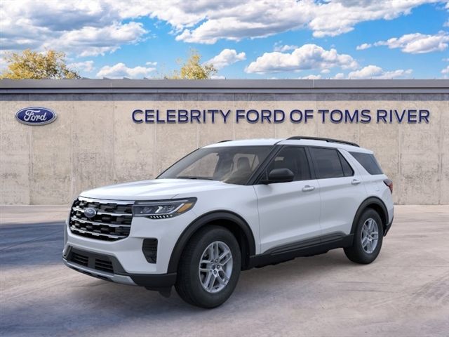 White Metallic 2026 Ford Explorer SUV / Crossover All-Wheel Drive Automatic