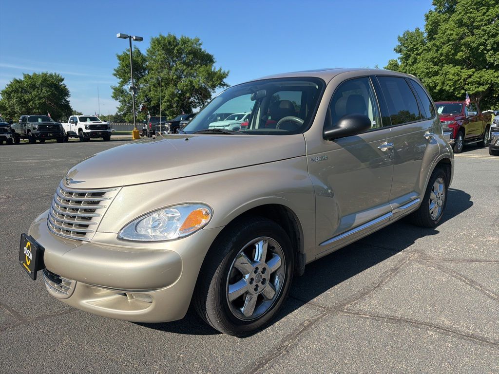 Gold 2005 Chrysler PT Cruiser Limited Wagon FWD Wagon Front-Wheel Drive 4-Speed Automatic
