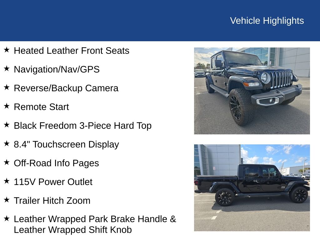 2021 Jeep Gladiator Overland 4x4