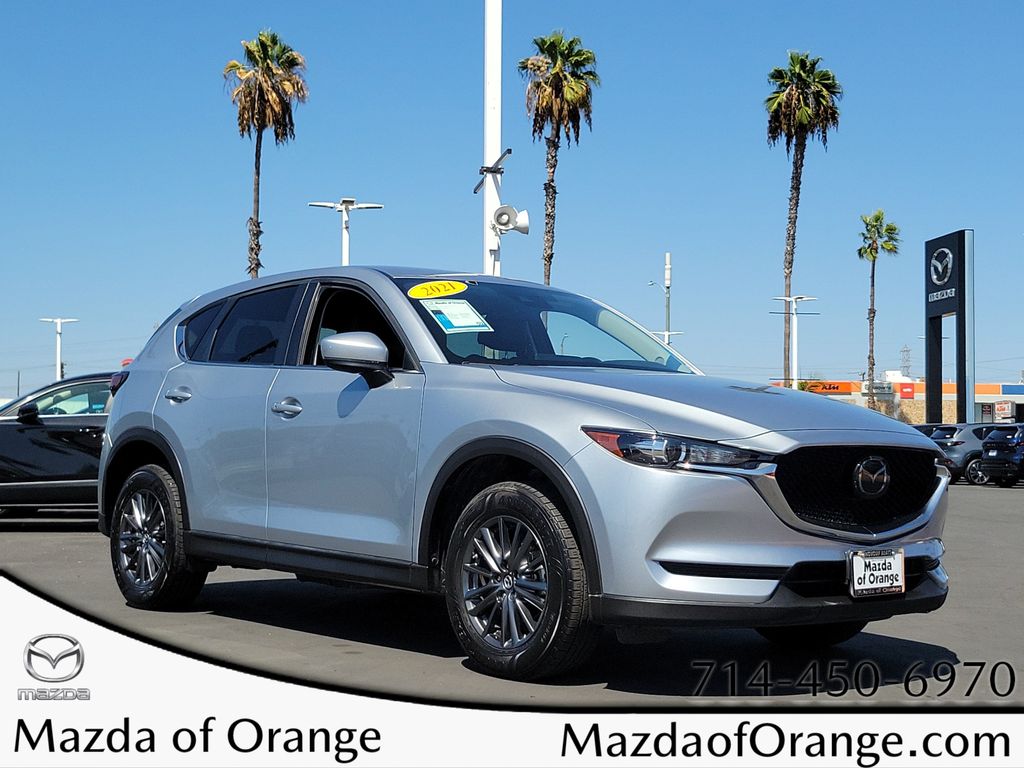 Sonic Silver Metallic 2021 Mazda CX-5 SUV / Crossover Front-Wheel Drive 6-Speed Automatic