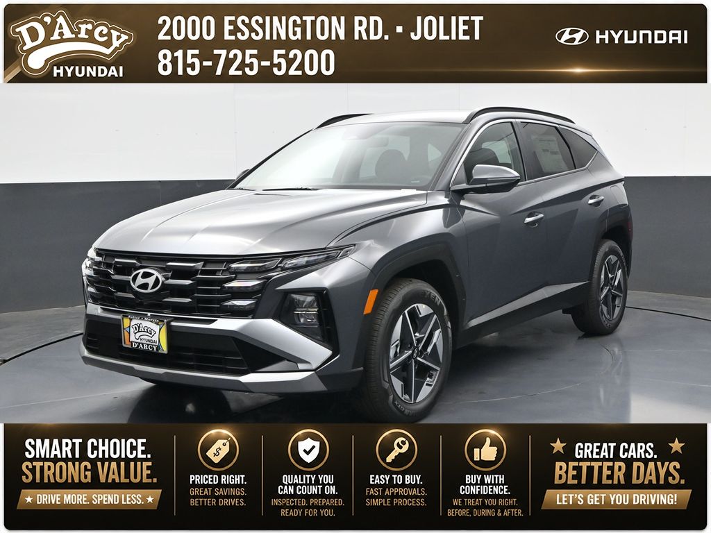 Ecotronic Gray 2026 Hyundai Tucson Hybrid SUV / Crossover All-Wheel Drive 6-Speed Automatic