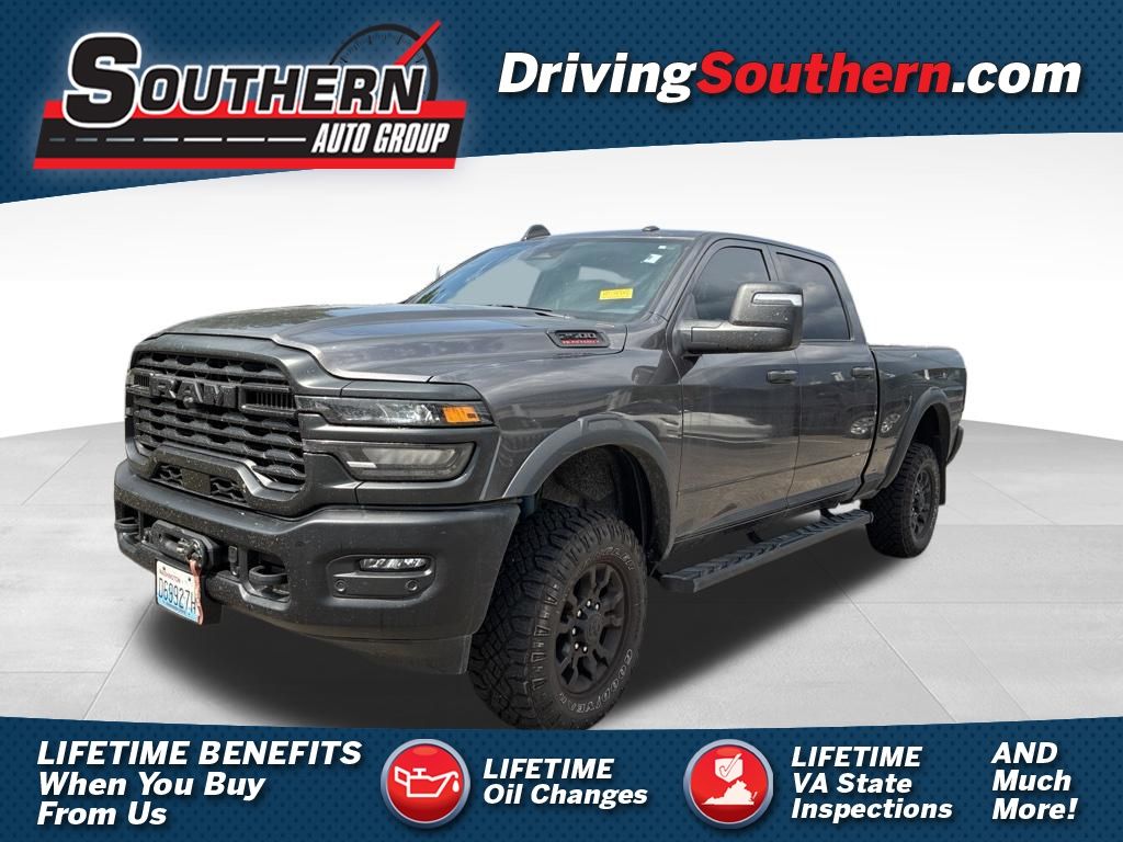 Gray (Granite Crystal Metallic Clearcoat) 2025 RAM 2500 Pickup Truck Four-Wheel Drive 8-Speed Automatic