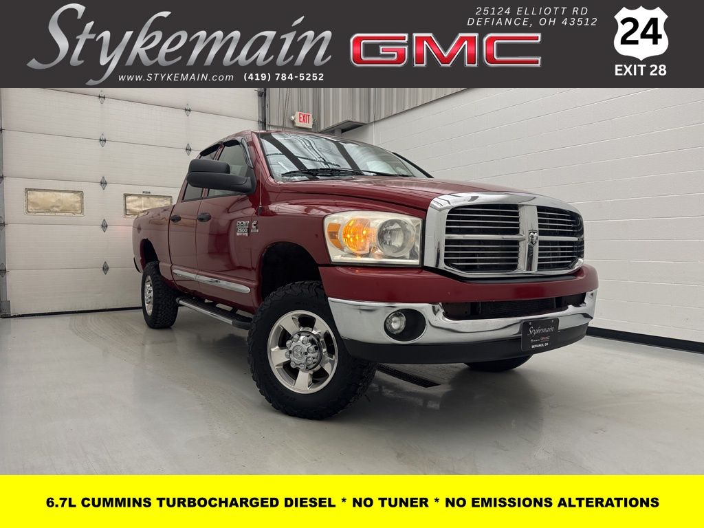 Inferno Red Crystal Pearlcoat 2009 Dodge RAM 2500 SLT Quad Cab 4WD Pickup Truck Four-Wheel Drive 6-Speed Automatic