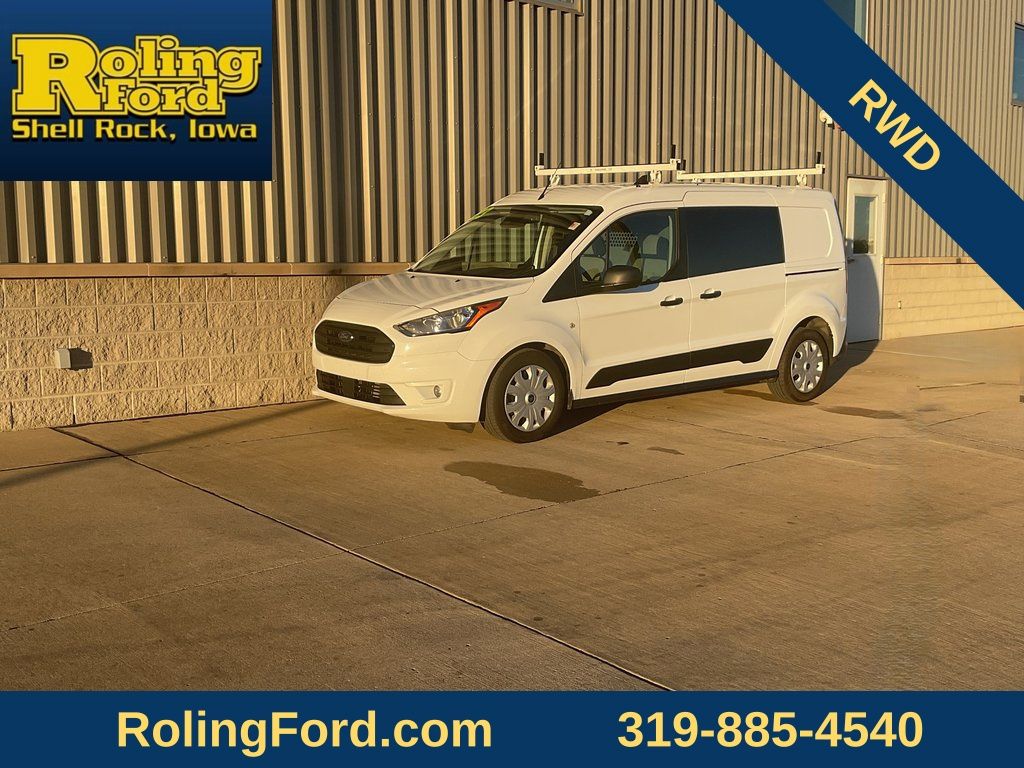Frozen White 2023 Ford Transit Connect Van Front-Wheel Drive 8-Speed Automatic