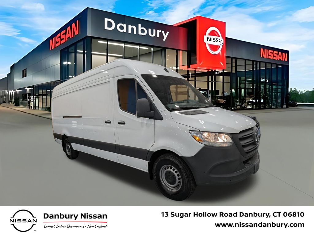 White 2024 Mercedes-Benz Sprinter Cargo 2500 170 High Roof RWD Van Rear-Wheel Drive 9-Speed Automatic