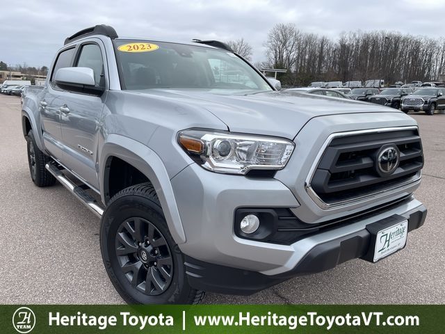 Silver 2023 Toyota Tacoma Pickup Truck Four-Wheel Drive 6-Speed Automatic